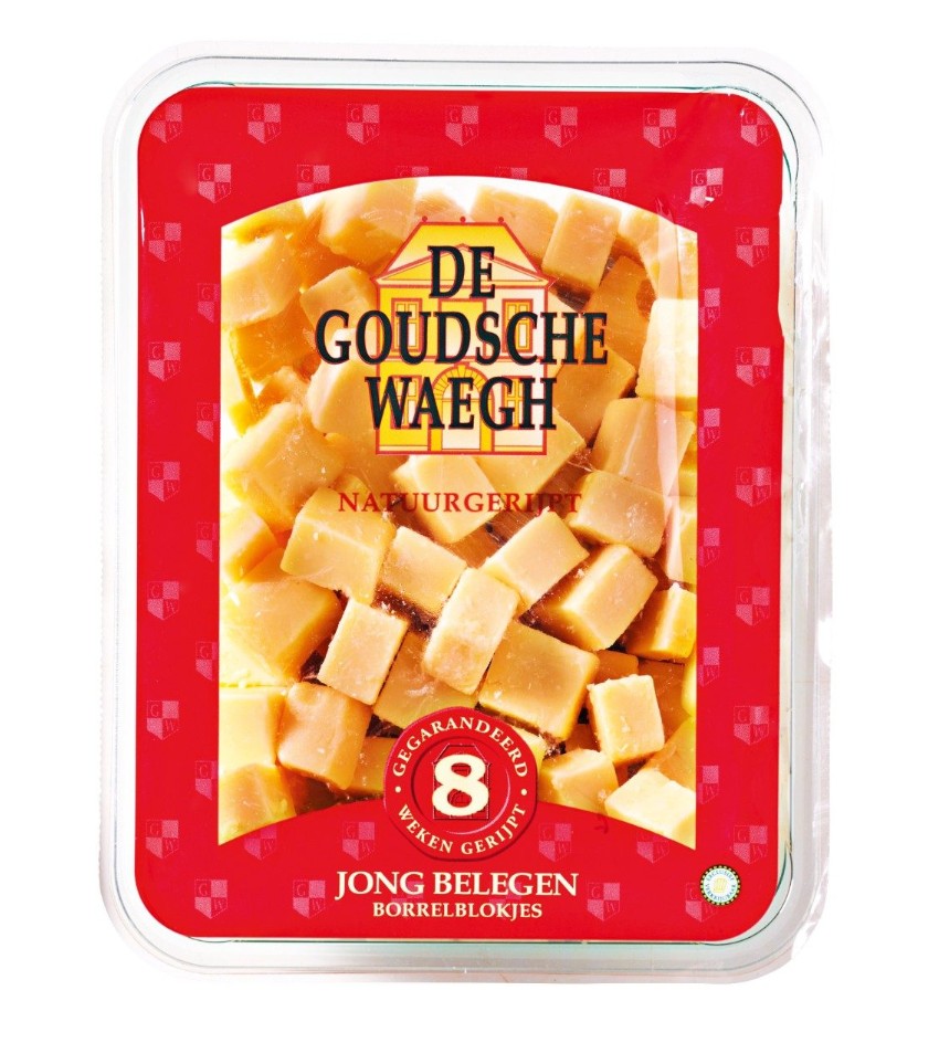 De Goudsche Waegh Kaasblokjes Jong Belegen 72st